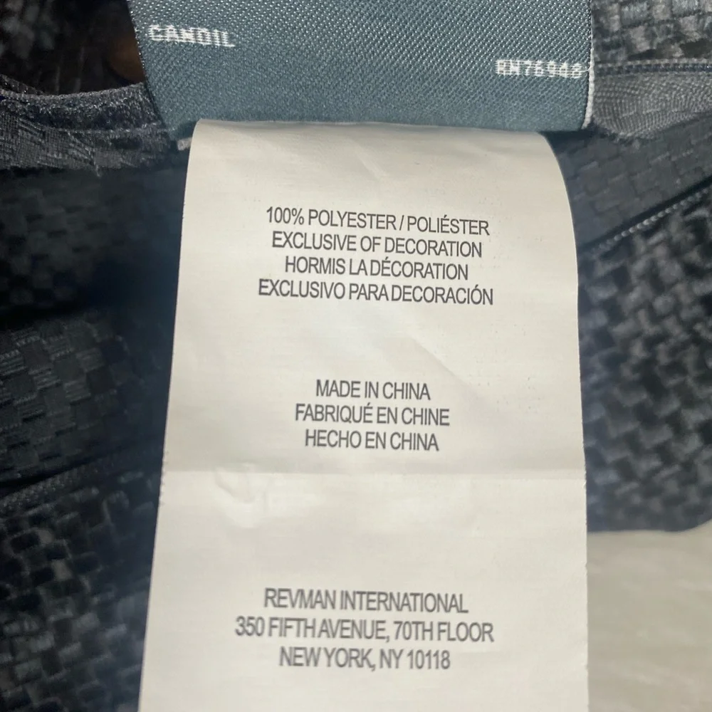 2x Candice Olson Euro Shams Dotted Pirouette 26 X 26 in NWT Gray